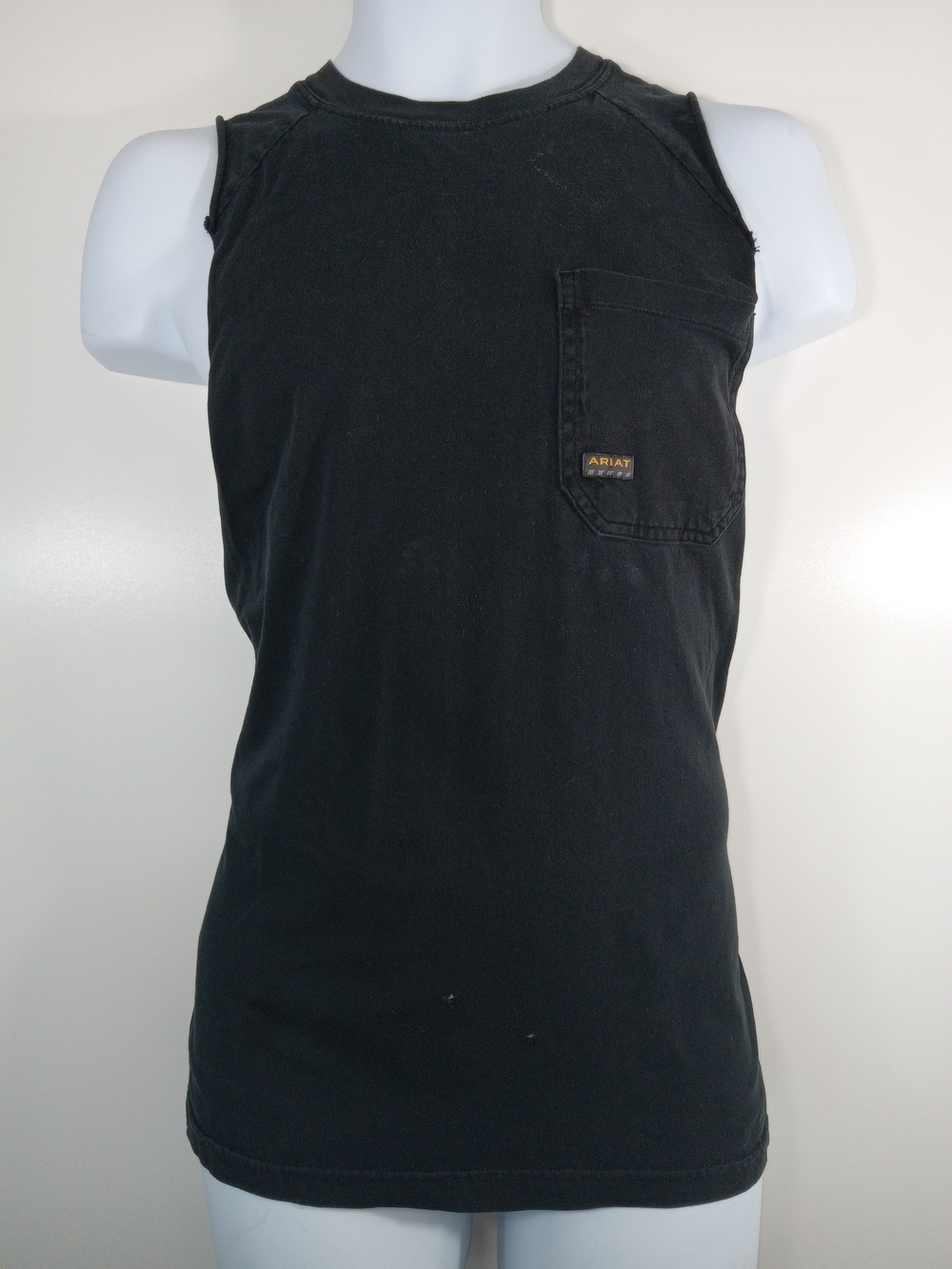 Ariat Rebar Men's Black Cutoff Pocket Tank